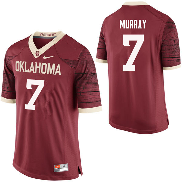 Men Oklahoma Sooners #7 DeMarco Murray College Football Jerseys Limited-Crimson